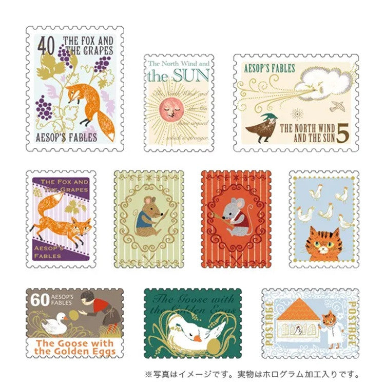 Naklejki w pudełku | Bajki Ezopa