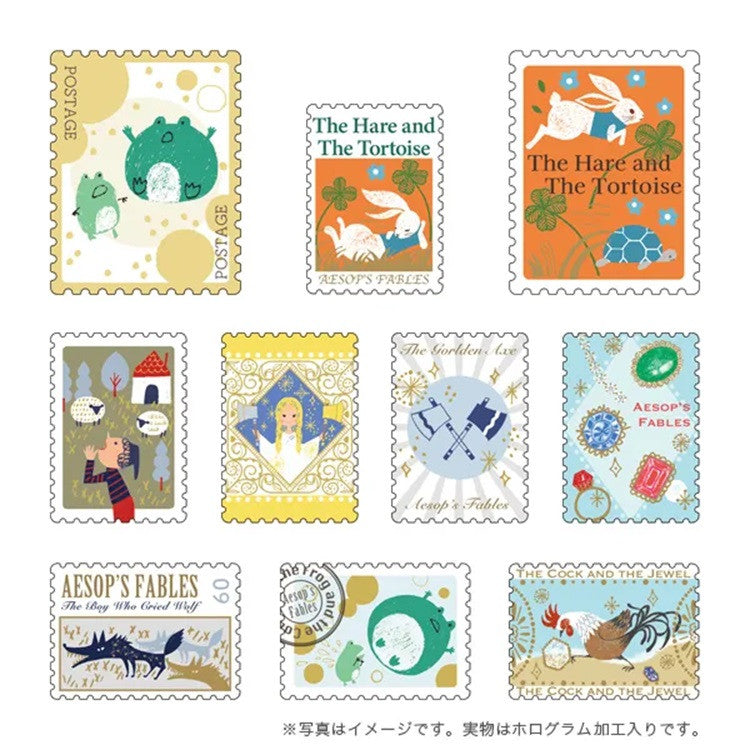 Naklejki w pudełku | Bajki Ezopa 2