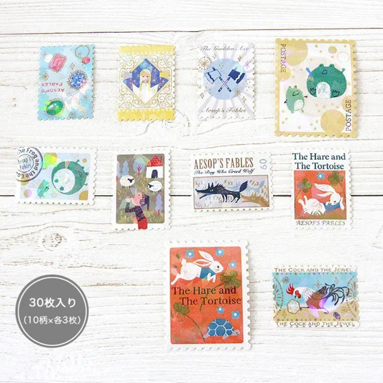 Naklejki w pudełku | Bajki Ezopa 2