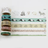 Zestaw mini taśm washi w pudełku | ZOO