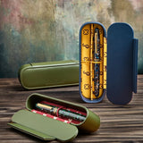 Piórnik na dwa pióra Esterbrook Nook British | Moss Green