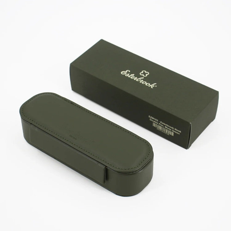 Piórnik na dwa pióra Esterbrook Nook British | Moss Green