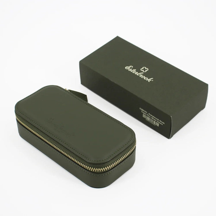 Piórnik na trzy pióra Esterbrook Nook British | Moss Green