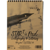 Pad do kaligrafii na spirali A5 SM-LT Calligraphy & Lettering 90g/m2