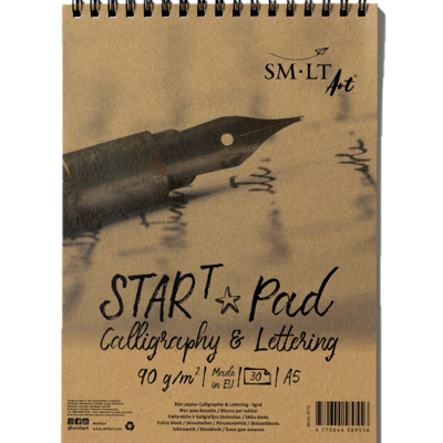 Pad do kaligrafii na spirali A5 SM-LT Calligraphy & Lettering 90g/m2