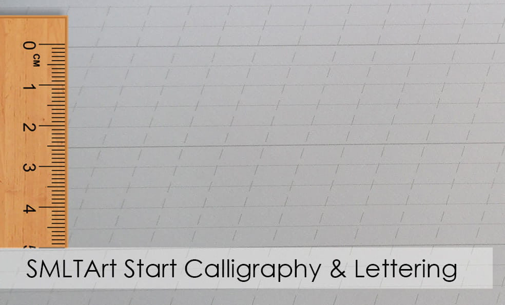 Pad do kaligrafii na spirali A5 SM-LT Calligraphy & Lettering 90g/m2