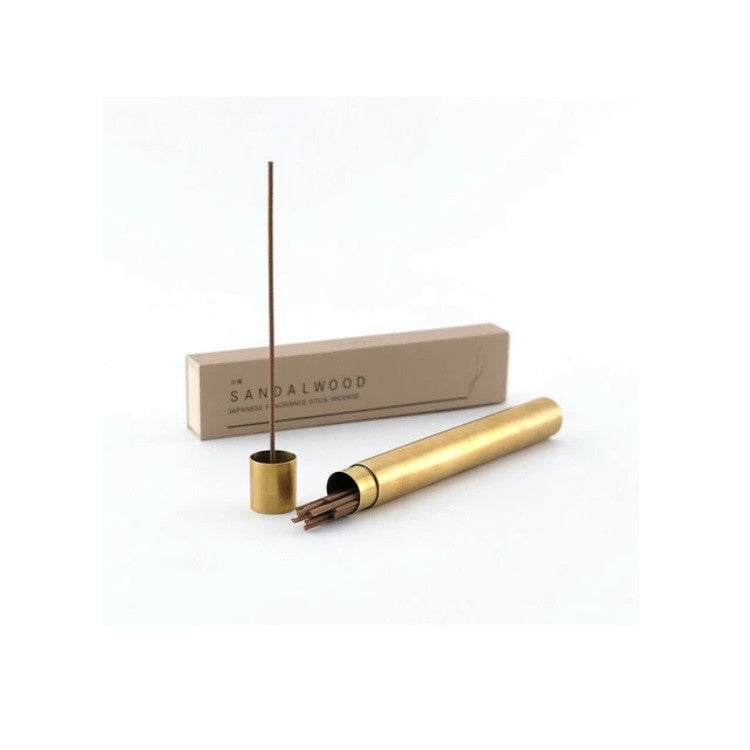 Mosiężne etui na kadzidła