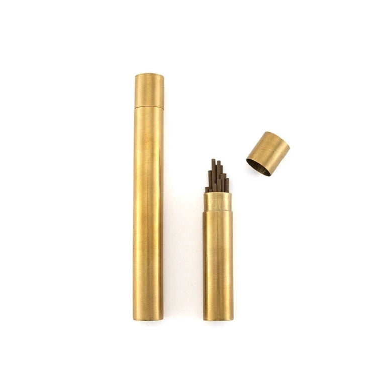 Mosiężne etui na kadzidła | Krótkie