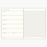 Kalendarz tygodniowy 2026 Leuchtturm1917 Horyzontalny Master A4+ | Bordowy