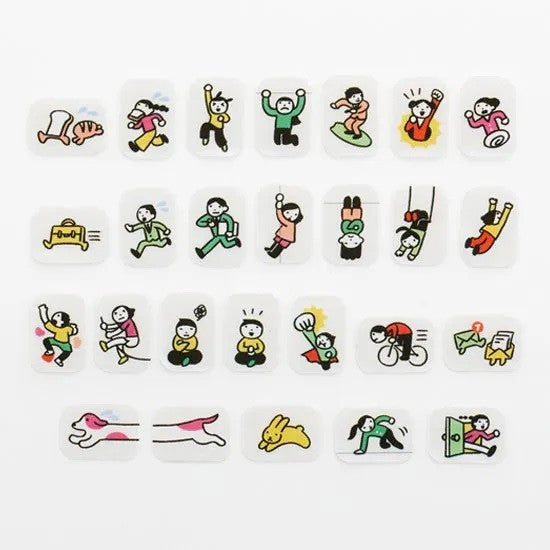 Naklejki Washi w taśmie | Mieszkańcy notatnika 2