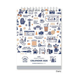Kalendarz miesięczny na biurko 2026  Eric Small Things