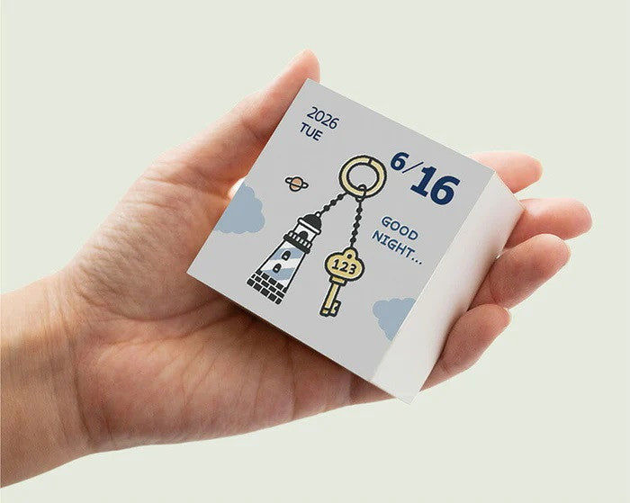 Kalendarz dzienny zrywany 2026 Eric Small Things | Kwadratowy