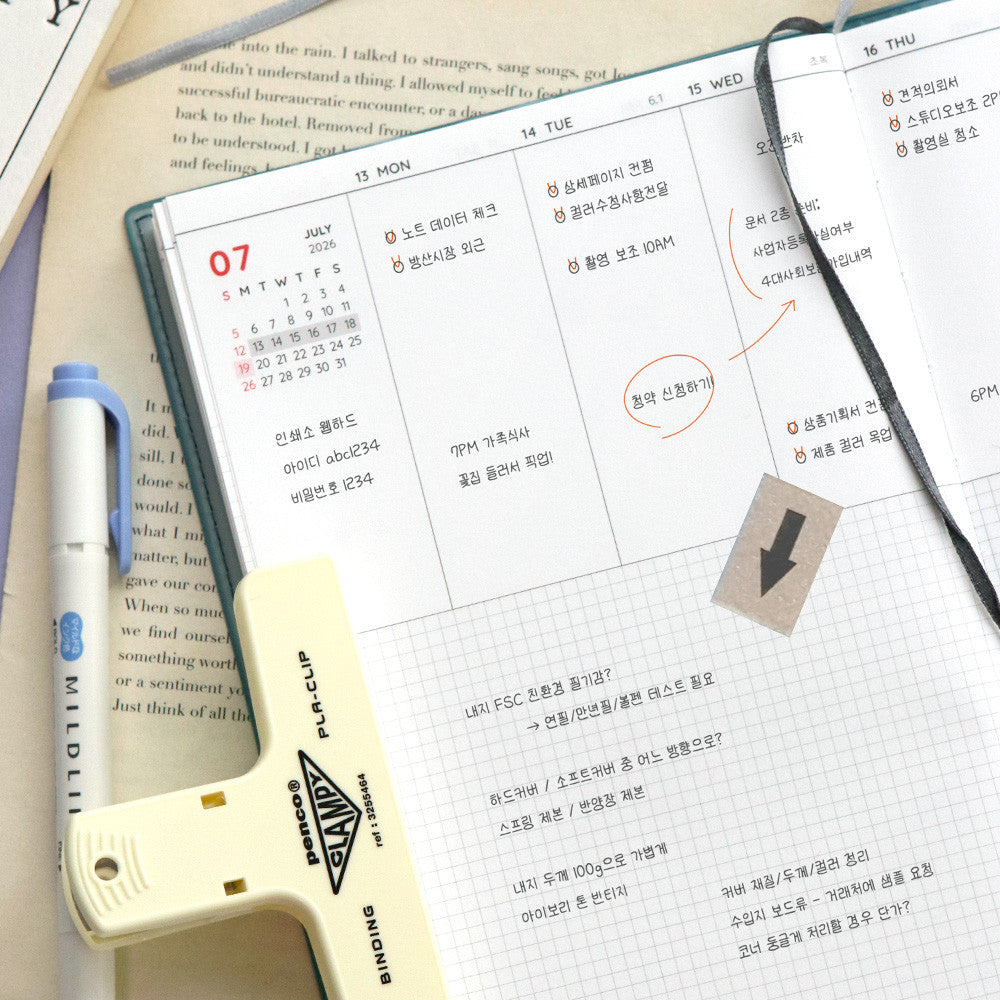 Kalendarz tygodniowy 2026 ICONIC | The Planner M