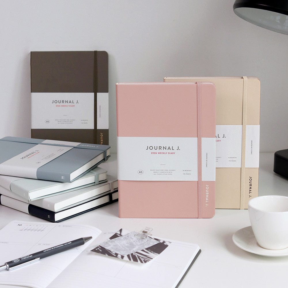 Kalendarz tygodniowy 2026 ICONIC | Journal J | A5