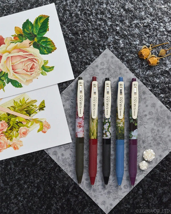 Zestaw długopisów żelowych SARASA Zebra | Calming Moment