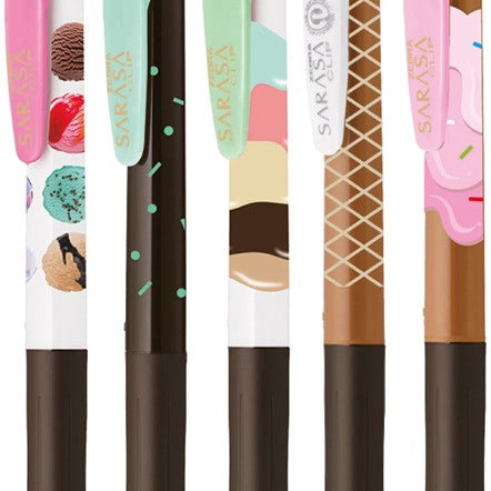 Zestaw długopisów żelowych SARASA Zebra | Ice cream