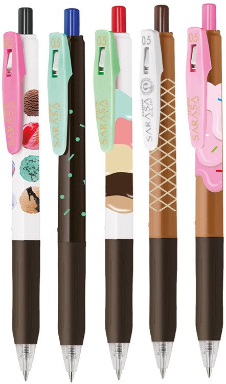 Zestaw długopisów żelowych SARASA Zebra | Ice cream