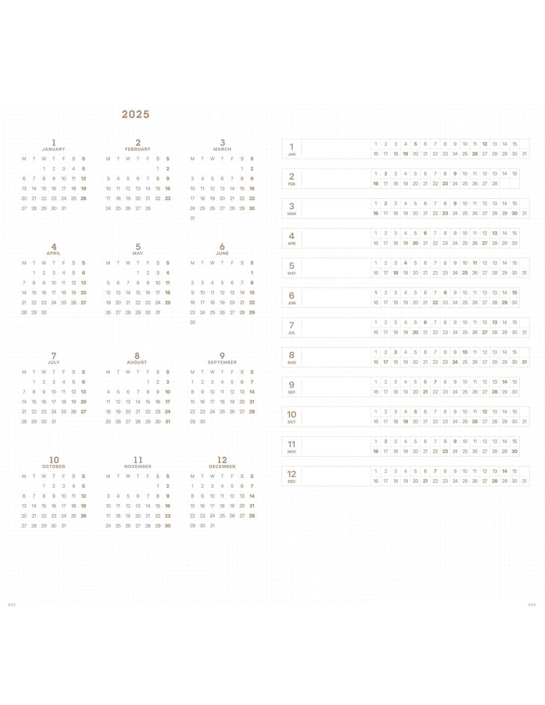 PRZEDSPRZEDAŻ: Kalendarz 2-tygodniowy Take a Note 2026 | Slim BIWEEK