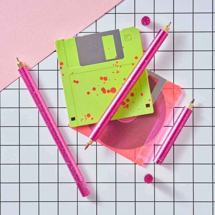 Dwustronny cienkopis z wymiennymi końcówkami Tom's Studio Lumos Splash Pro Duo Tip  | Bubblegum