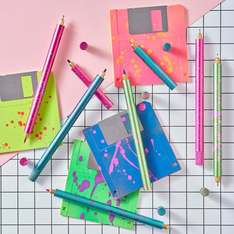 Dwustronny cienkopis z wymiennymi końcówkami Tom's Studio Lumos Splash Pro Duo Tip  | Bubblegum