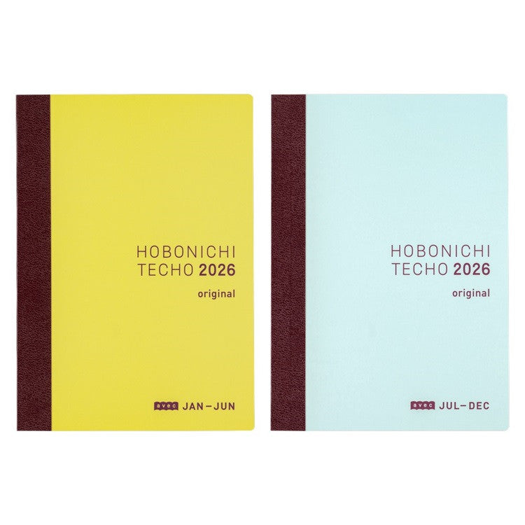 Kalendarz dzienny 2026 Hobonichi Techo Avec A6 | Edycja japońska
