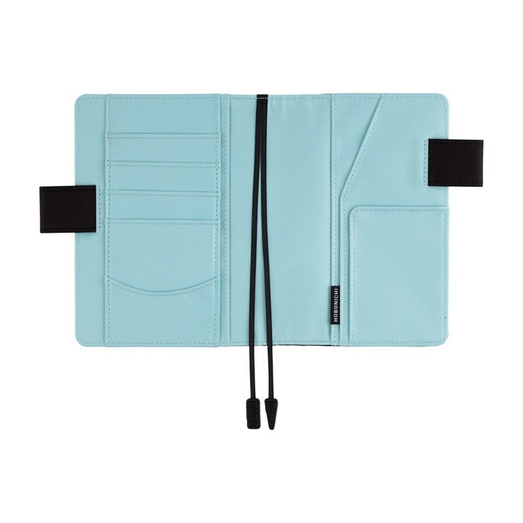 Okładka na kalendarz Hobonichi Techo A6 | Colors: Black x Clear Blue