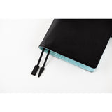 Okładka na kalendarz Hobonichi Techo A6 | Colors: Black x Clear Blue