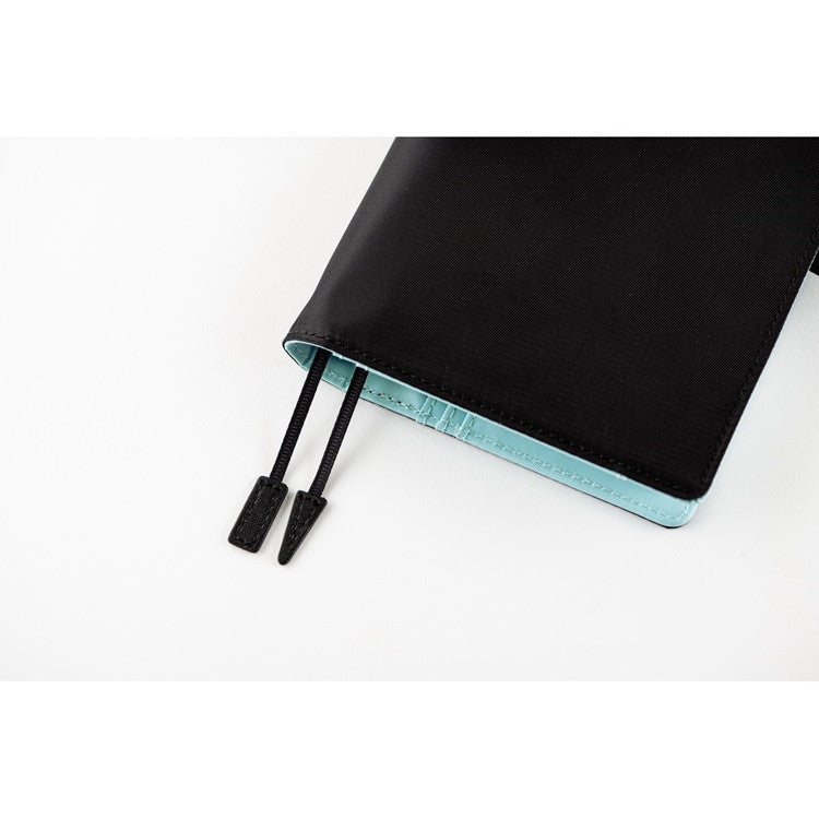 Okładka na kalendarz Hobonichi Techo A6 | Colors: Black x Clear Blue