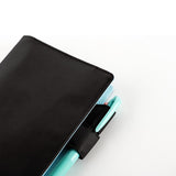 Okładka na kalendarz Hobonichi Techo A6 | Colors: Black x Clear Blue