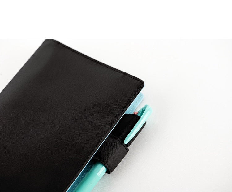 Okładka na kalendarz Hobonichi Techo A6 | Colors: Black x Clear Blue