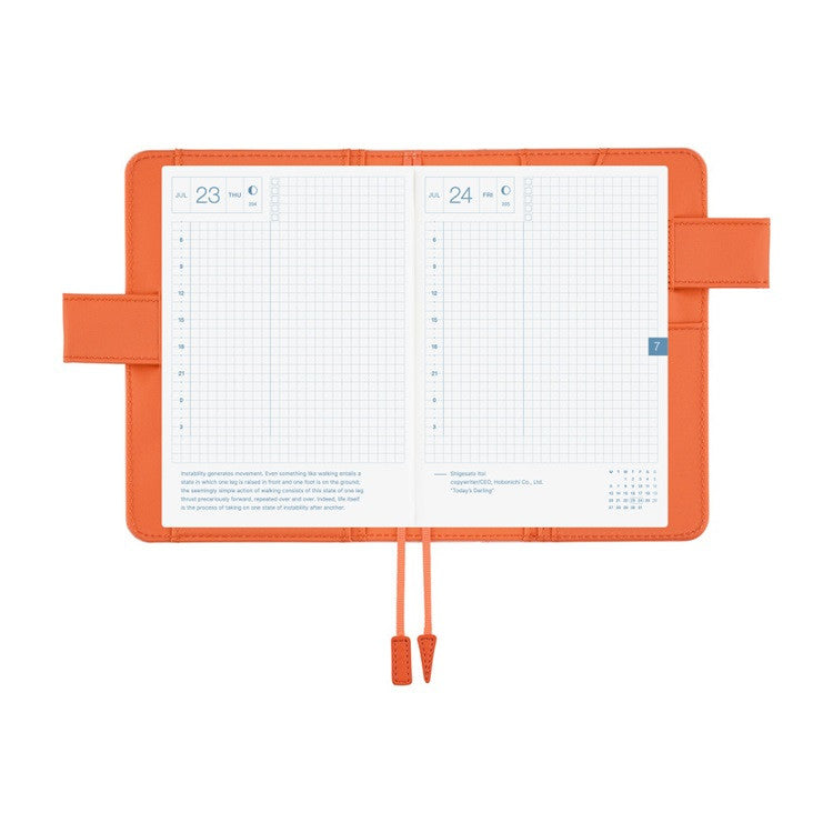 Okładka na kalendarz Hobonichi Techo A6 | Colors: Airy Flamingo