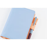 Okładka na kalendarz Hobonichi Techo A6 | Colors: Powder Blue Shell
