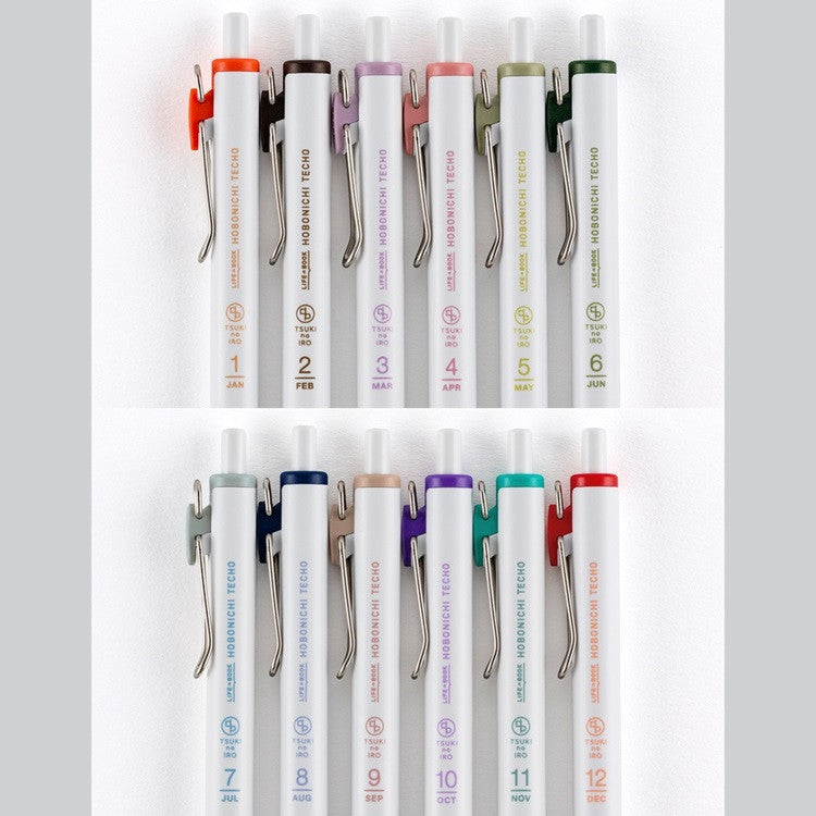 Zestaw długopisów Hobonichi | TSUKI no IRO: Uniball One July-Dec