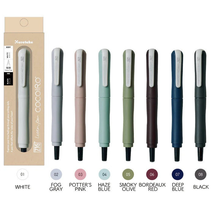 Obudowa do pisaka Kuretake Zig Cocoiro Letter Pen + wkład | Pastelowa