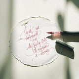 Obudowa do pisaka Kuretake Zig Cocoiro Letter Pen + wkład | Pastelowa