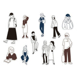 Zestaw naklejek Amie | Dziewczyna