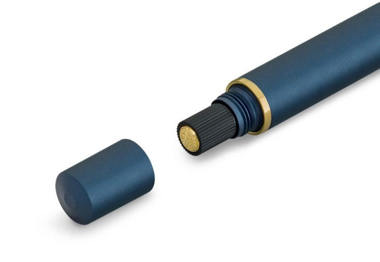 Zestaw Pióro wieczne Kaweco AL Sport Piston + Atrament | Granatowy