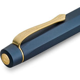 Zestaw Pióro wieczne Kaweco AL Sport Piston + Atrament | Granatowy