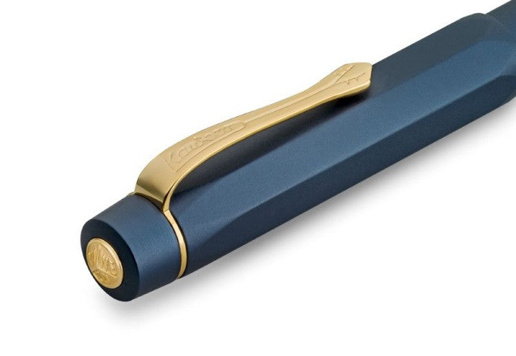 Zestaw Pióro wieczne Kaweco AL Sport Piston + Atrament | Granatowy