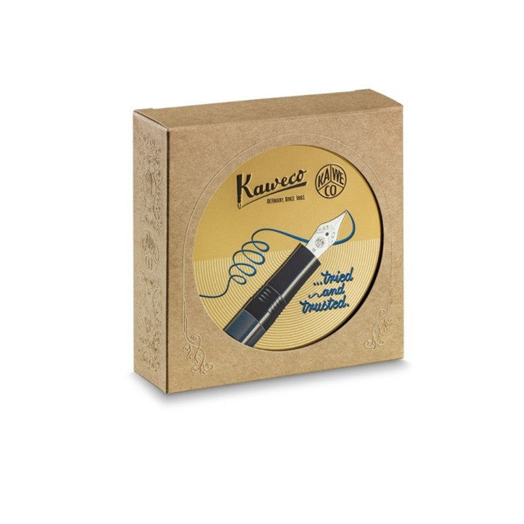 Zestaw Pióro wieczne Kaweco AL Sport Piston + Atrament | Granatowy