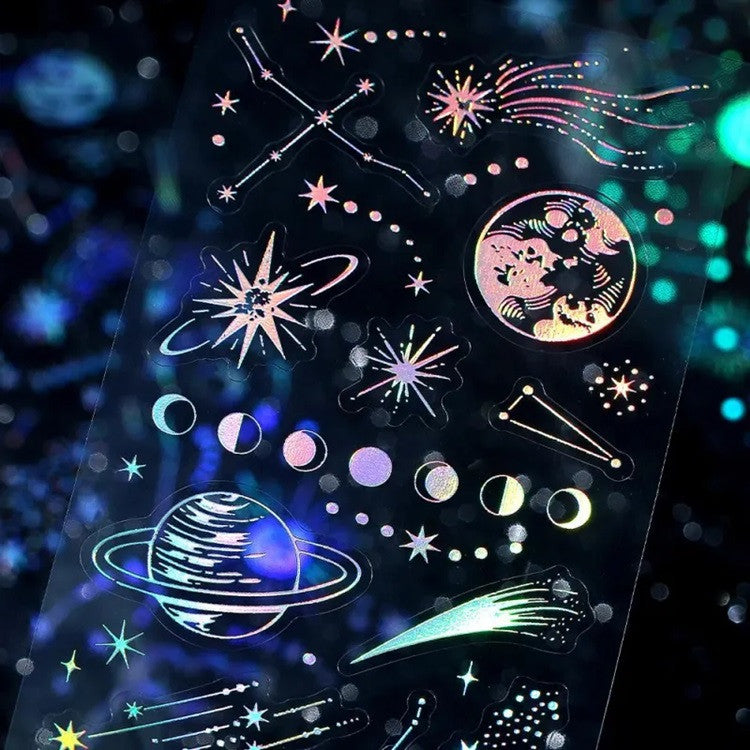 Naklejki Holograficzne | Kosmos