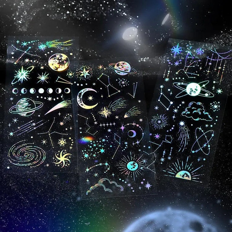 Naklejki Holograficzne | Kosmos