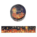 Taśma dekoracyjna Washi Falling Star | Ciepłe Światło