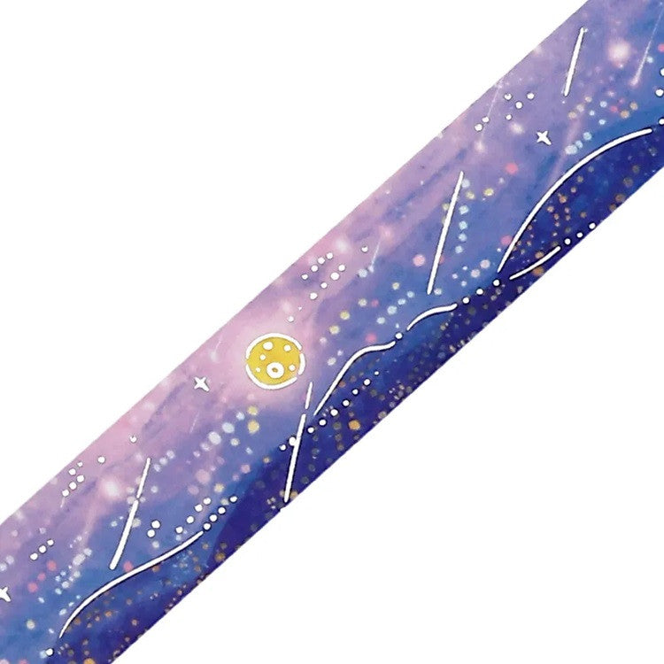 Taśma dekoracyjna Washi Falling Star | Noc