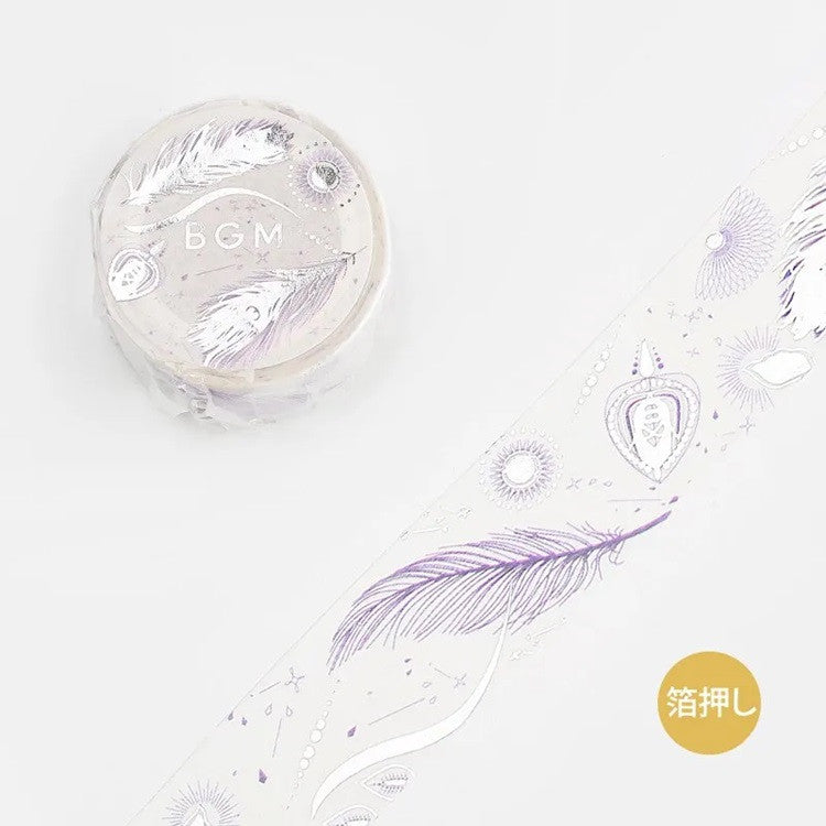 Taśma dekoracyjna Washi | Piórka