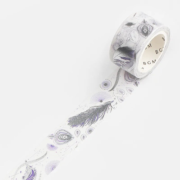 Taśma dekoracyjna Washi | Piórka
