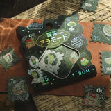 Zestaw naklejek Znaczki | Zielona Kawiarnia