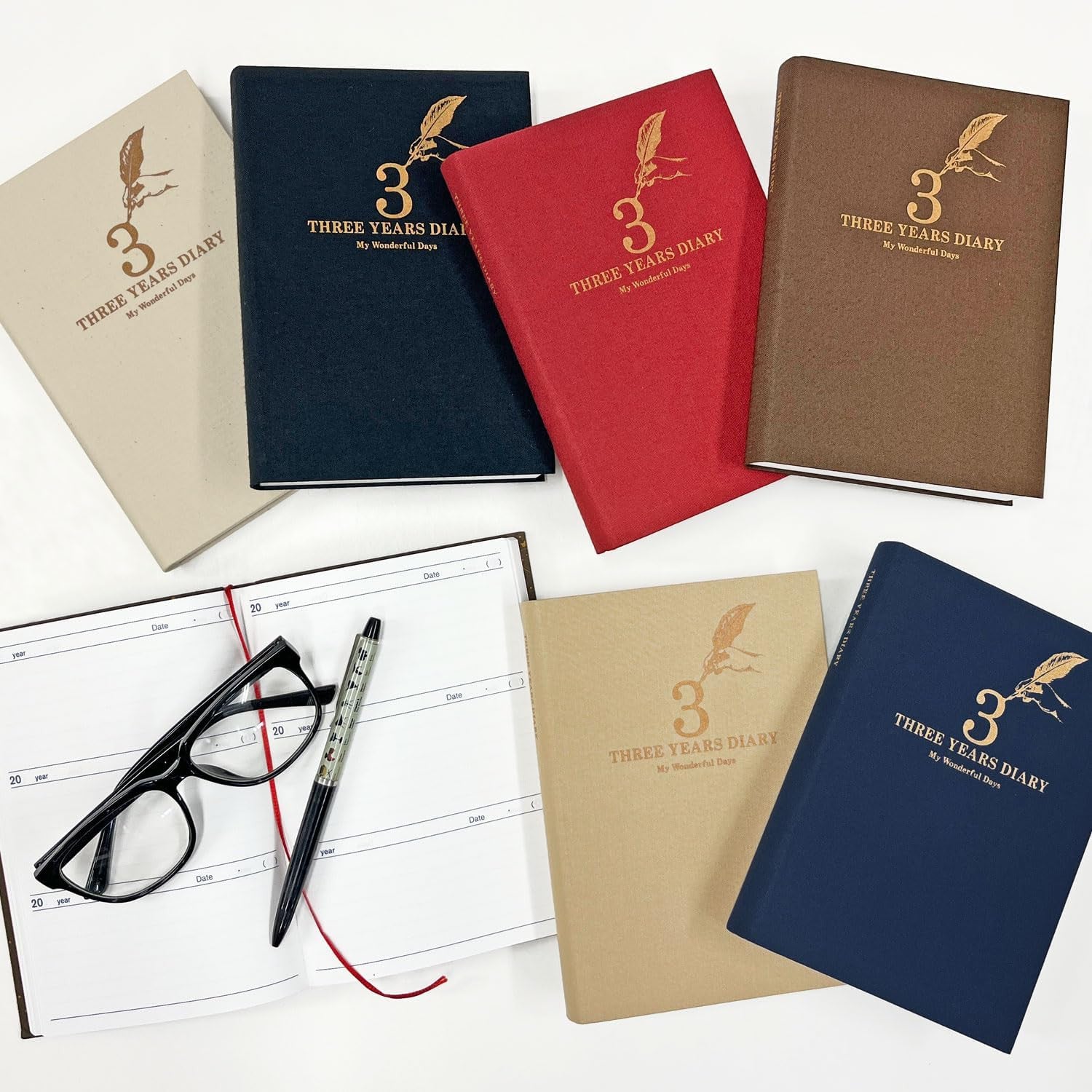 Dziennik 3-letni | Granatowy