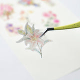 Taśma Washi Pre-Cut | Kwiatowa korespondencja