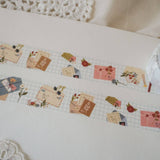 Taśma washi Note & Wish | Kwiatowe Listy